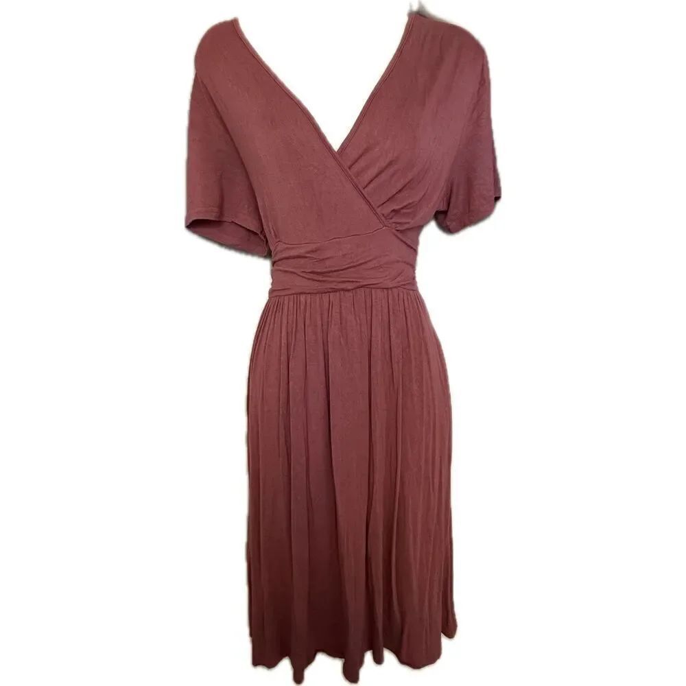 Weaczzy Rose Colored Dress Women’s Reg Size L V729